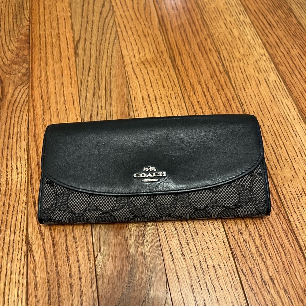 Black Coach wallet
